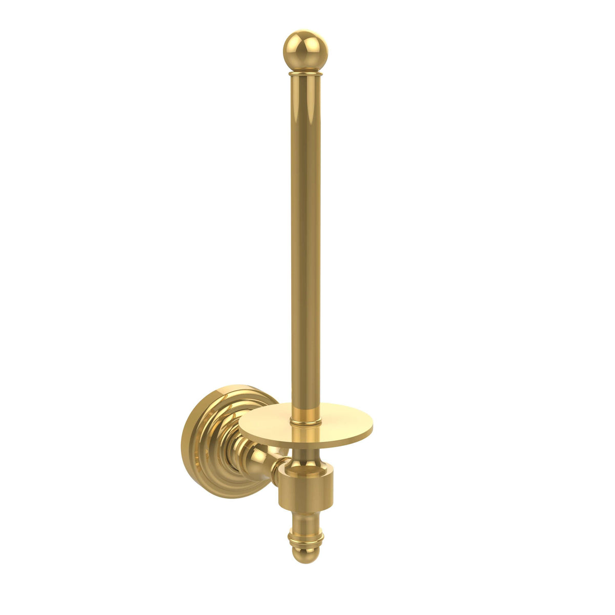 Upright Toilet Tissue Holder Unlacquered Brass Y99299