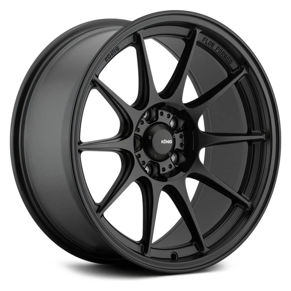 17x8 4x100 +45mm Matte Black Wheel Rim J779147
