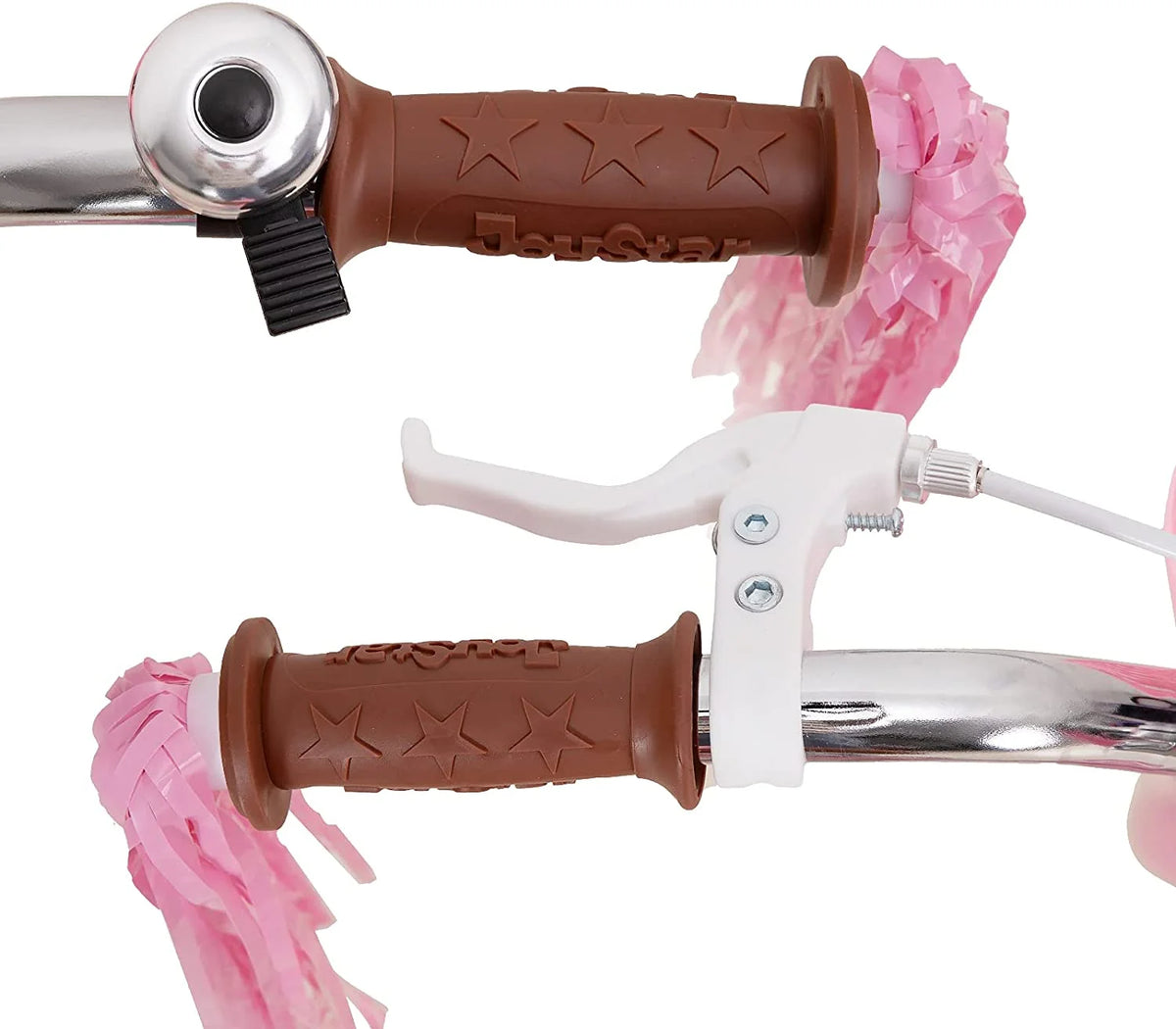 12 Inch Kids Bike with Training Wheels and Basket Pink A723517