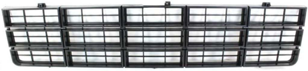 Grille Assembly for Suburban 1977-1980 Dark Argent Shell with Black Insert Plastic U609337