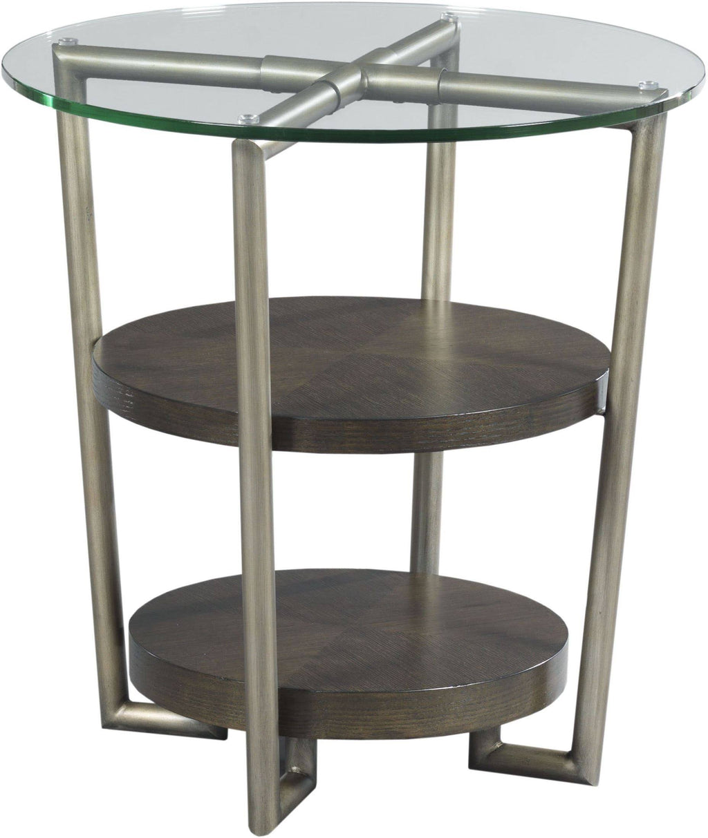 Warm Sable Round Accent Table S214