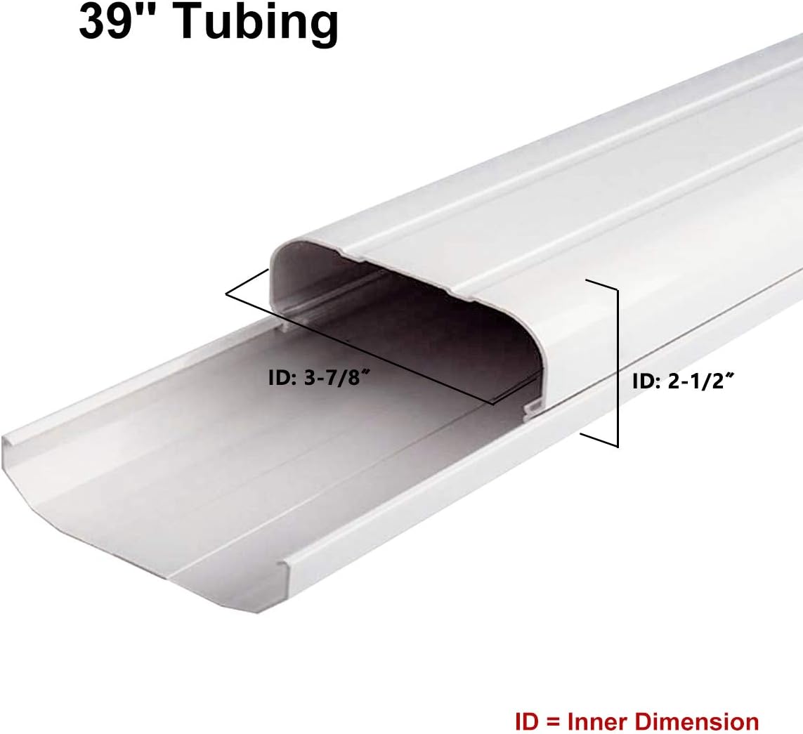 4" 14 Ft PVC Line Set Cover Kit, Pack of 2 W7368