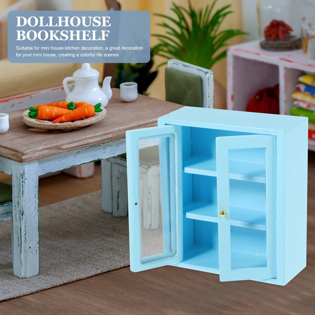 Wooden Miniature Cabinet Model Ornament E8048