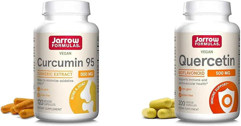 500mg Curcumin & Quercetin Dietary Supplement Veggie Caps V5559