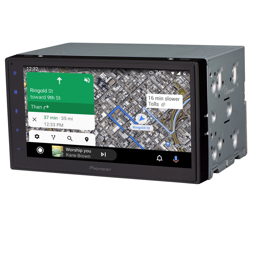 Double Din Digital Media Receiver with 6.8 Touchscreen and Bluetooth S947
