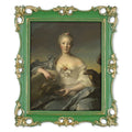 8x10 Picture Frames Moss Green with Gold Trim X884914