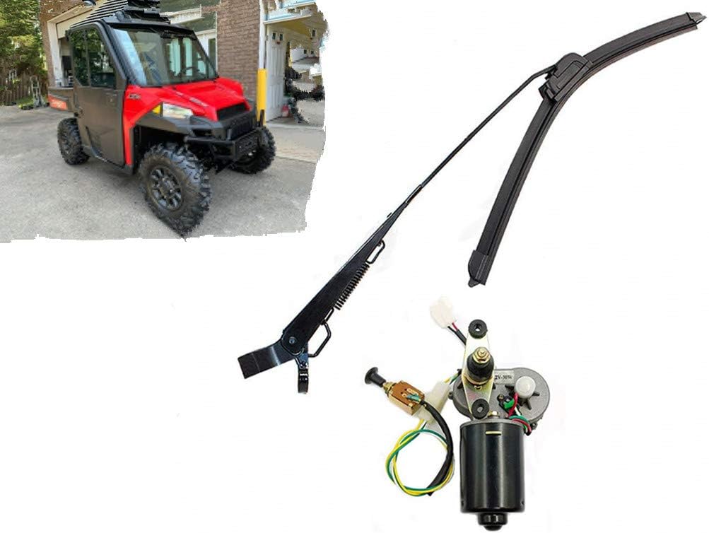 12V Electric Wiper Motor Kit with Automatic Return Function Pack of 2 G945