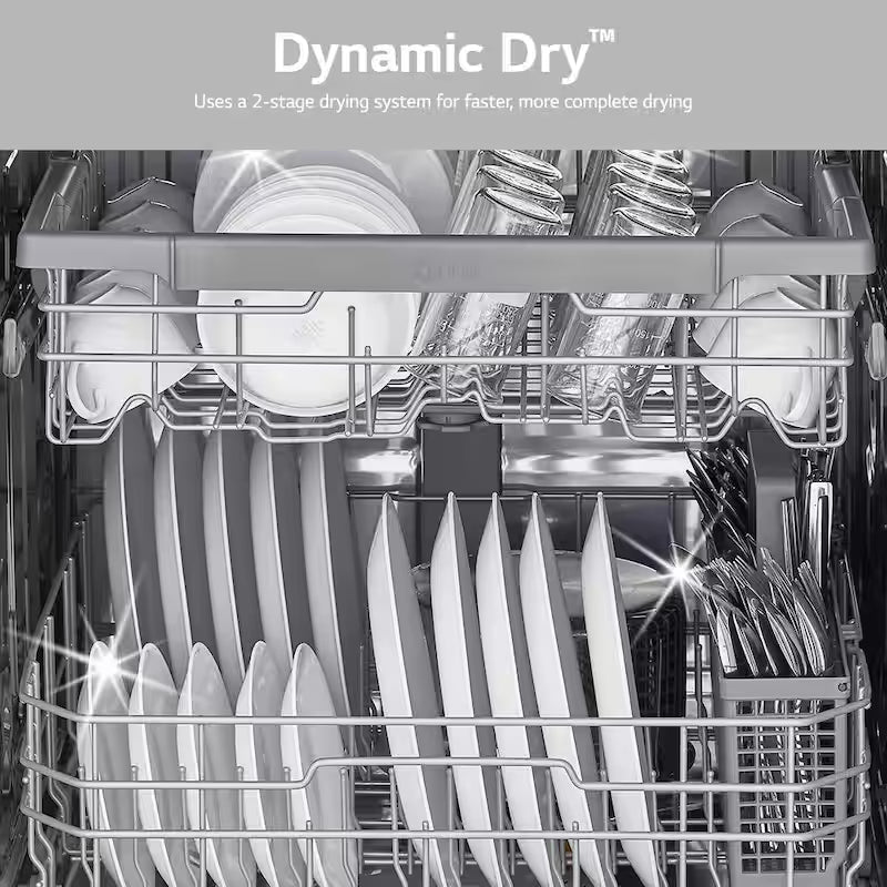 Stainless Steel Top Control Dishwasher with Towel Bar I37920