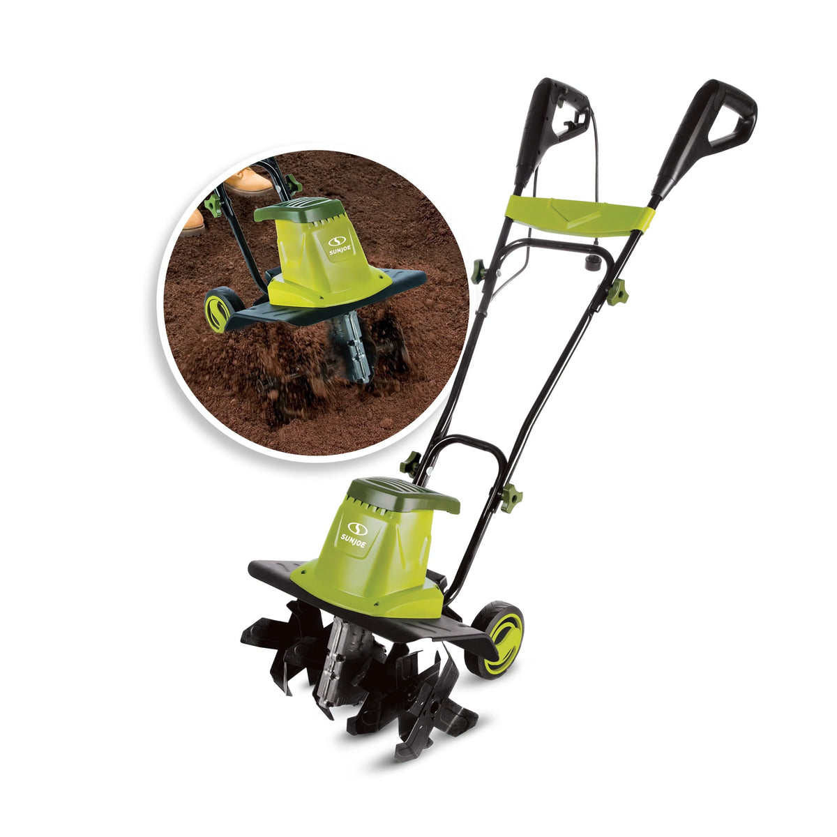 Electric 16-inch Garden Tiller + Cultivator A6894