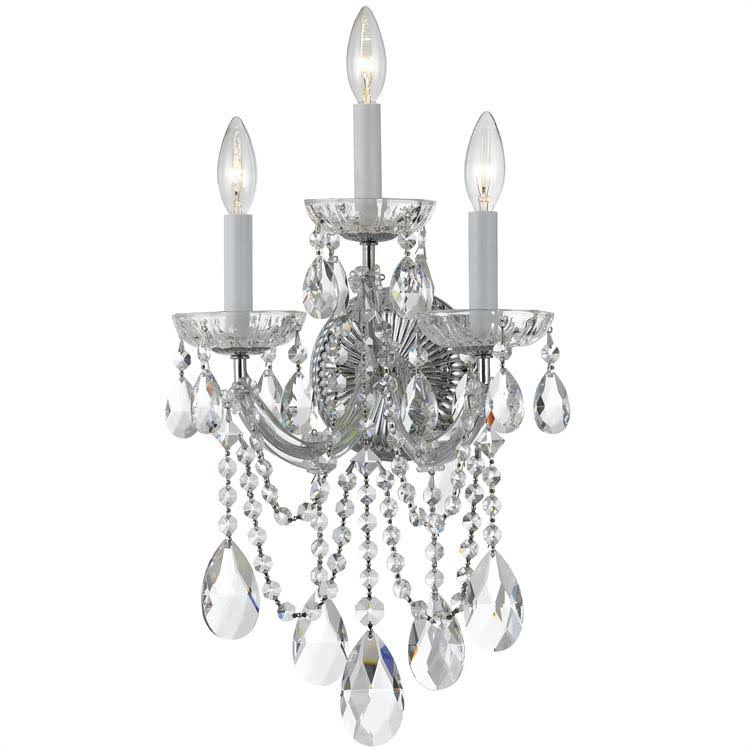3 Light Sconce, Polished Chrome I843587
