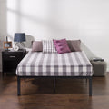 16" Metal Platform Bed Frame with Steel Slats, Full A5602