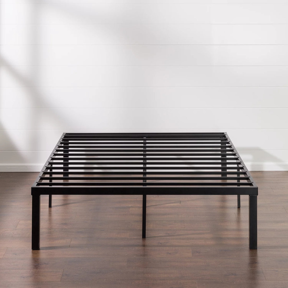 16" Metal Platform Bed Frame with Steel Slats, Full A5602