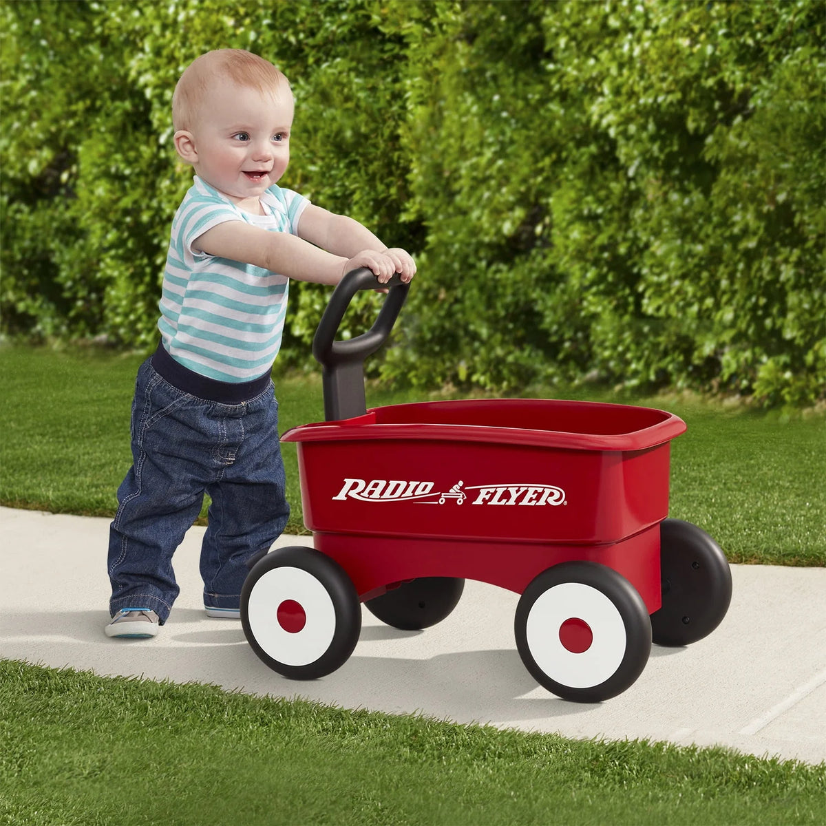 Red 2-in-1 Push Walker Wagon B249623