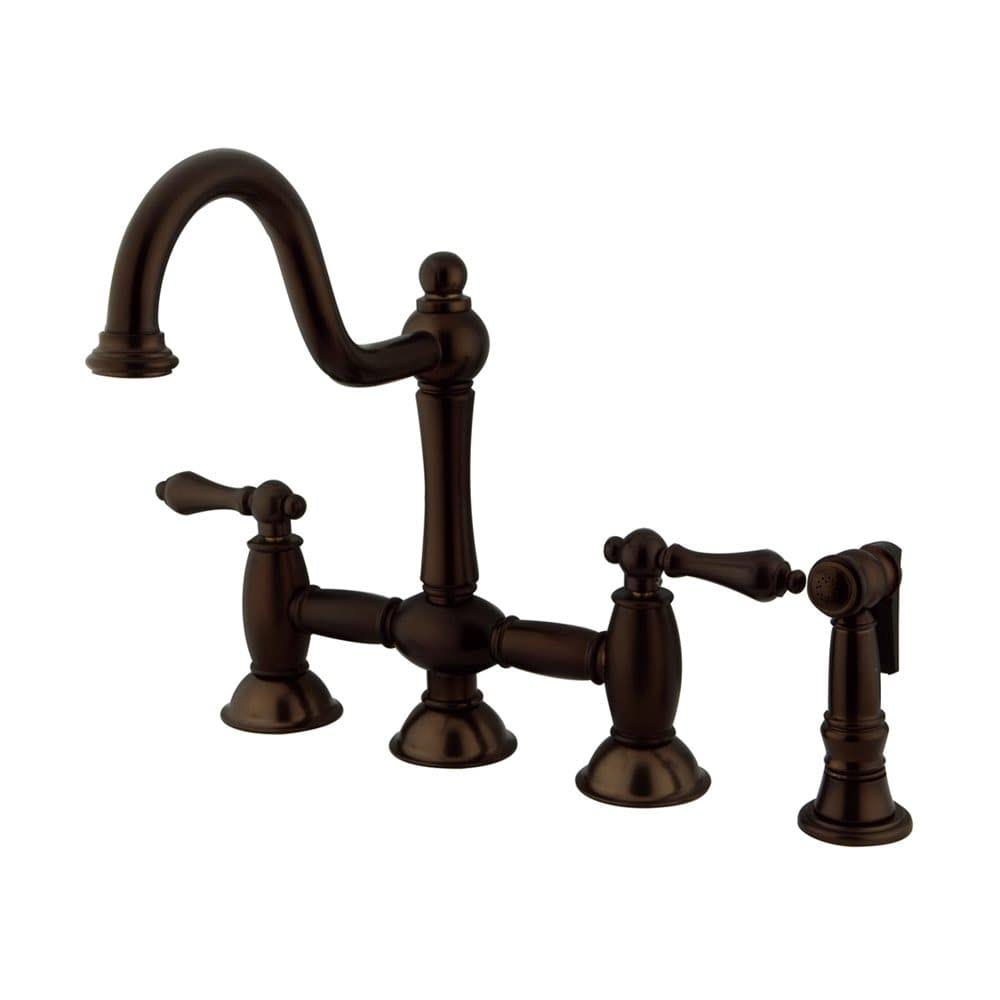 Two Handle Kitchen Faucet in Oil Rubbed Bronze D178646