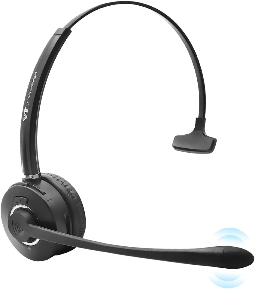 Wireless Bluetooth Headset with Noise-Cancelling Microphone M734