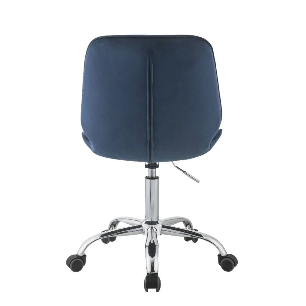 Twilight Blue Velvet Office Chair B918