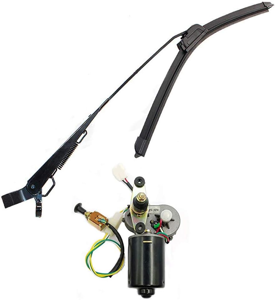 12V Electric Wiper Motor Kit with Automatic Return Function Pack of 2 G945