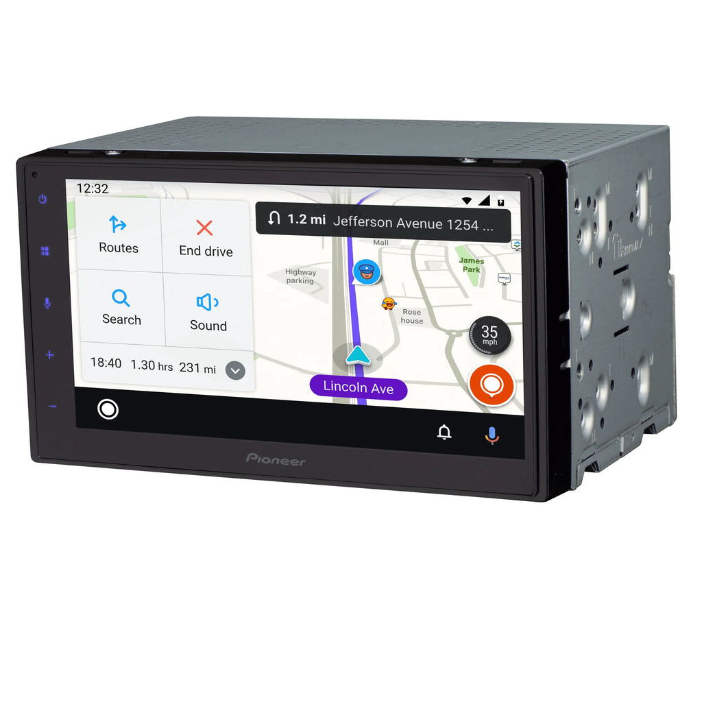 Double Din Digital Media Receiver with 6.8 Touchscreen and Bluetooth S947